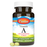 Carlson vitamine A palmitate - bouteille: soutien potentiel à la vision et à la peau.