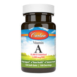Carlson vitamine A solubilisée – bouteille visible, utilisation quotidienne facilitée.