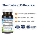 Carlson Vitamine D 2000 UI – étiquette claire sur l'emballage pour une prise quotidienne.