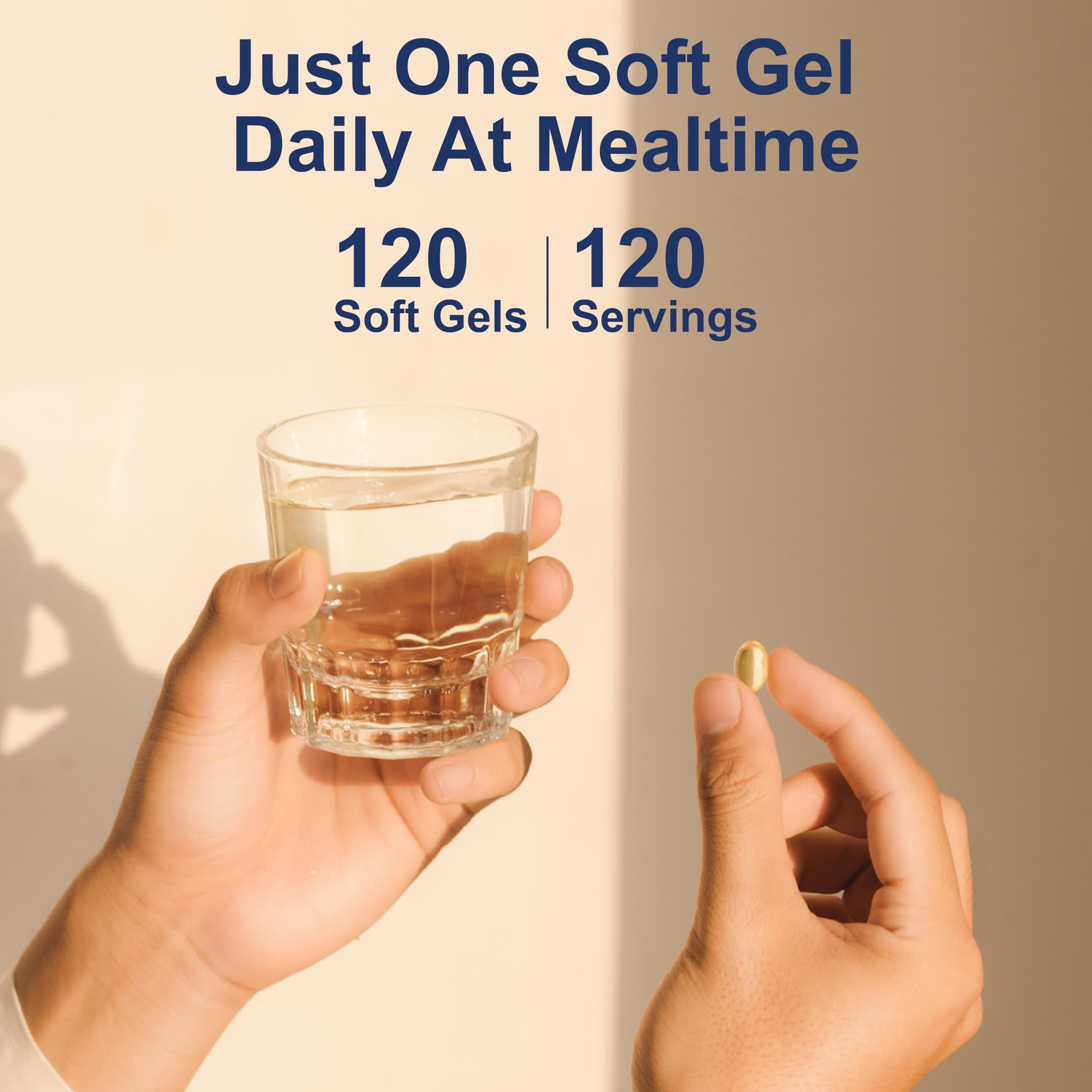 Carlson vitamine D3 4000 UI – capsules molles faciles à avaler pour une utilisation simple.