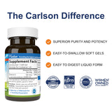 Carlson vitamine D3 4000 UI – capsules molles visibles, prise quotidienne pratique.