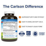 Carlson D3 5000 UI – bouteille compacte, favorise une fonction musculaire saine.