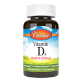 Carlson Vitamine D3 - bouteille: soutien des os et immunité au quotidien.