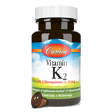 Carlson vitamine K2 MK7, gélule souple facilitant l’absorption du calcium.