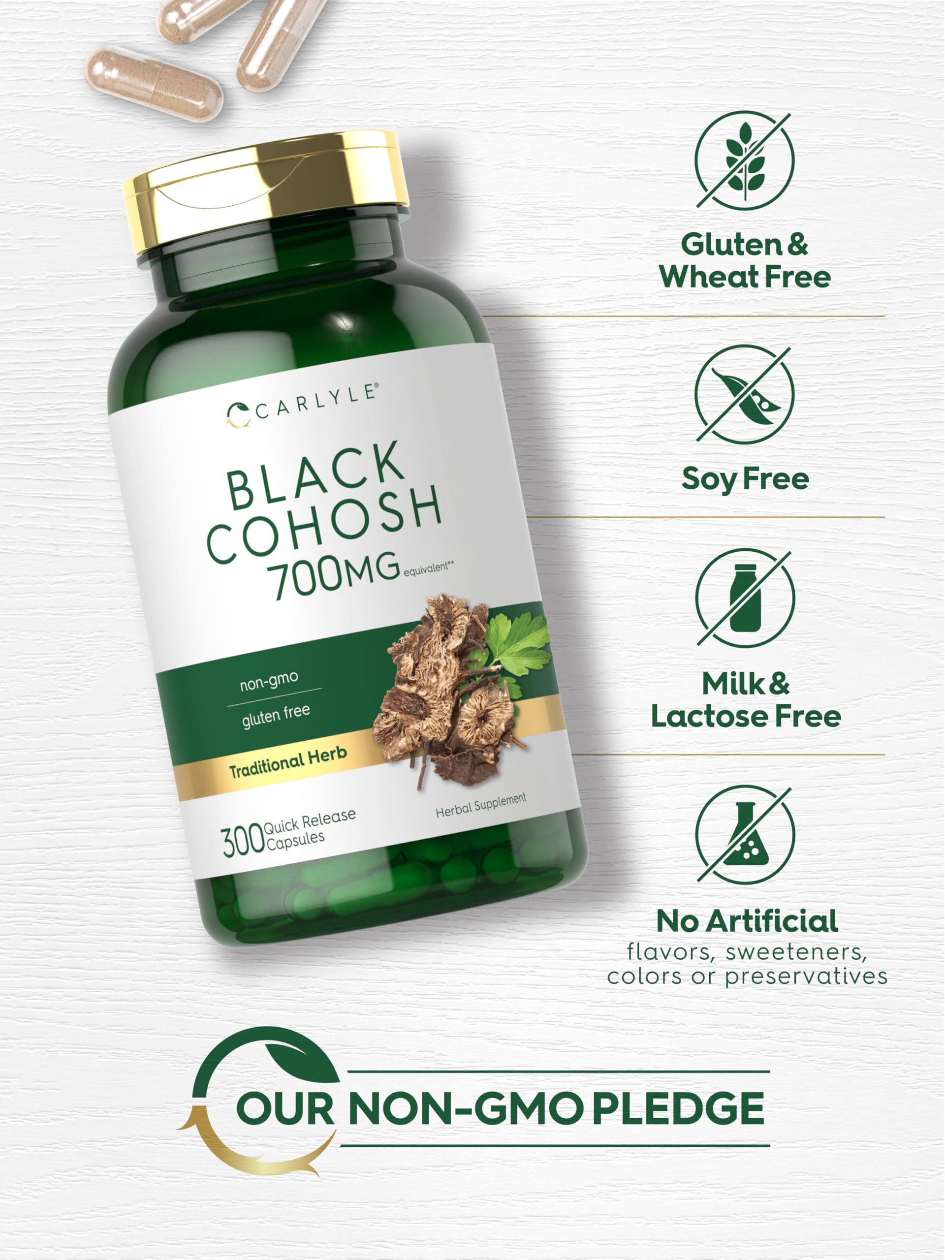Carlyle Actée-Noire Boîte Nutritionnelle, tableau clair pour vos choix.