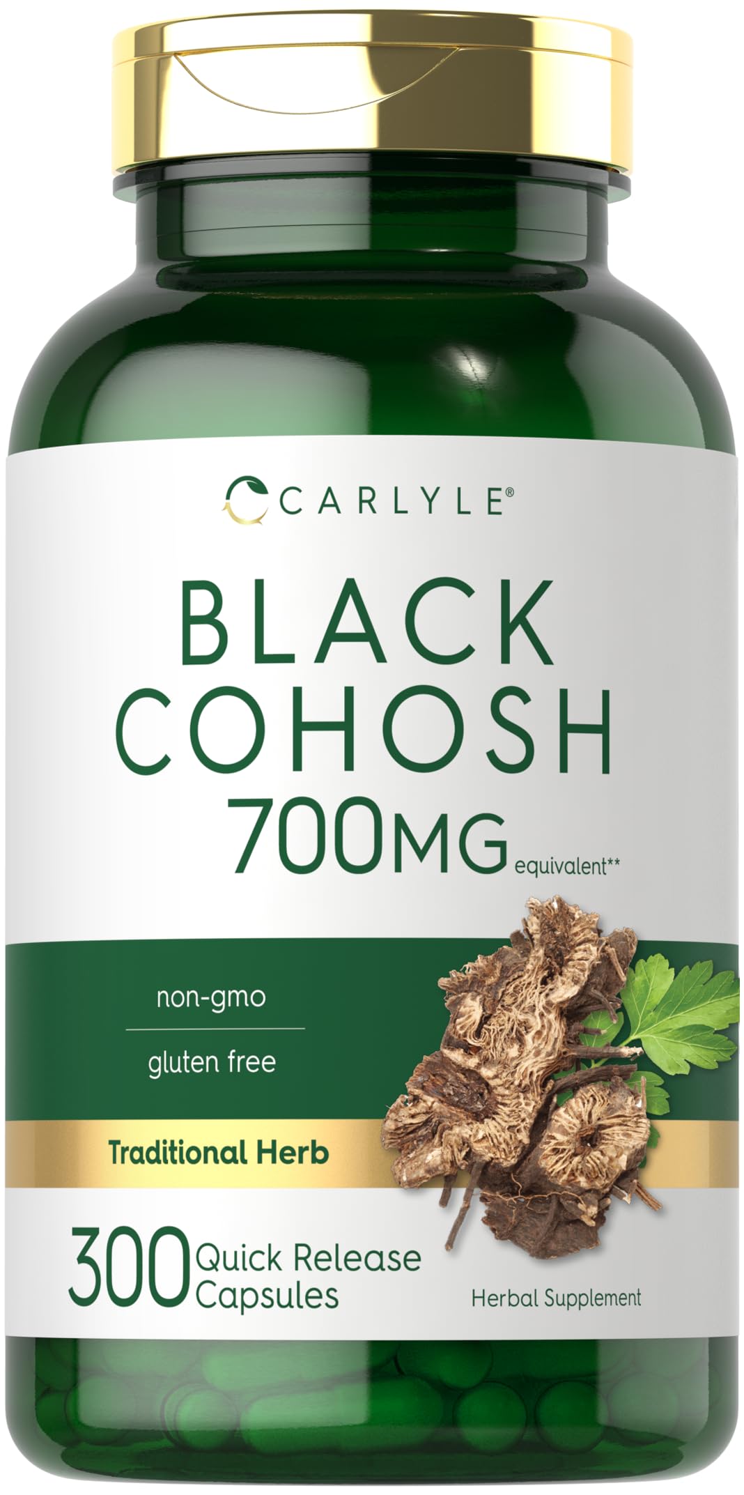 Carlyle Actée-Noire Capsules, bouteille scellée, complément quotidien pratique et fiable.