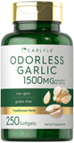 Carlyle Ail sans odeur en bouteille de capsules, pratique au quotidien.