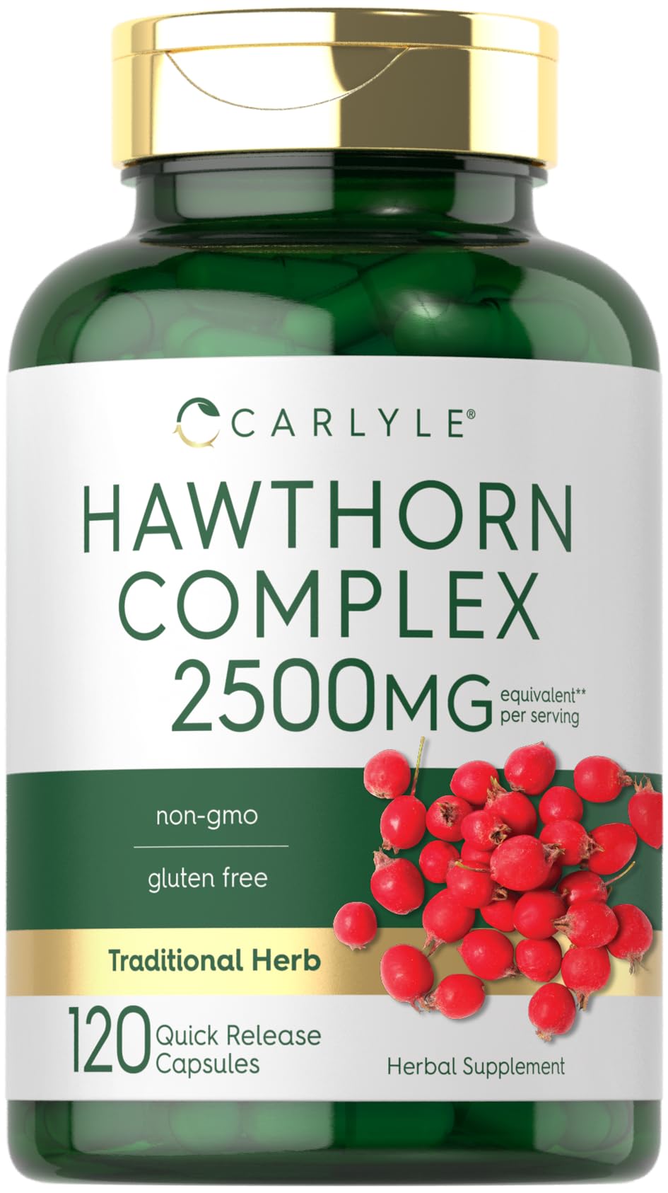 Capsules Carlyle Aubépine Complexes : soutien quotidien et bien-être général possible.