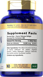 Carlyle Biotin 10000mcg capsules molles faciles à avaler pour cheveux sains