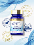 Carlyle Biotine sans levure et sans additifs artificiels.
