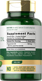 Bouteille Carlyle capsules menthe poivrée, format facile à prendre en déplacement.
