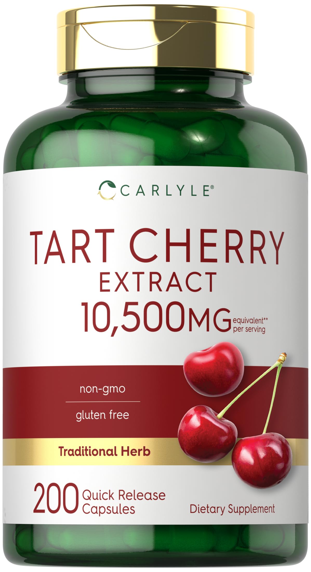 Carlyle Cerise Acide: bouteille visible, capsules faciles à prendre et pratiques.