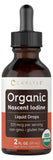 Carlyle – bouteille de gouttes d'iode nascent avec compte-gouttes pratique.
