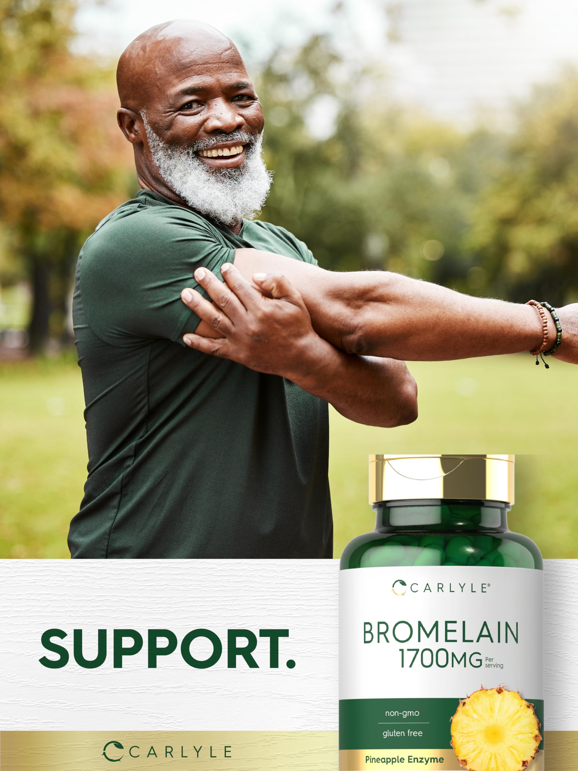 Carlyle Bromélaïne 1700 mg — consommation quotidienne possible, sans effort.