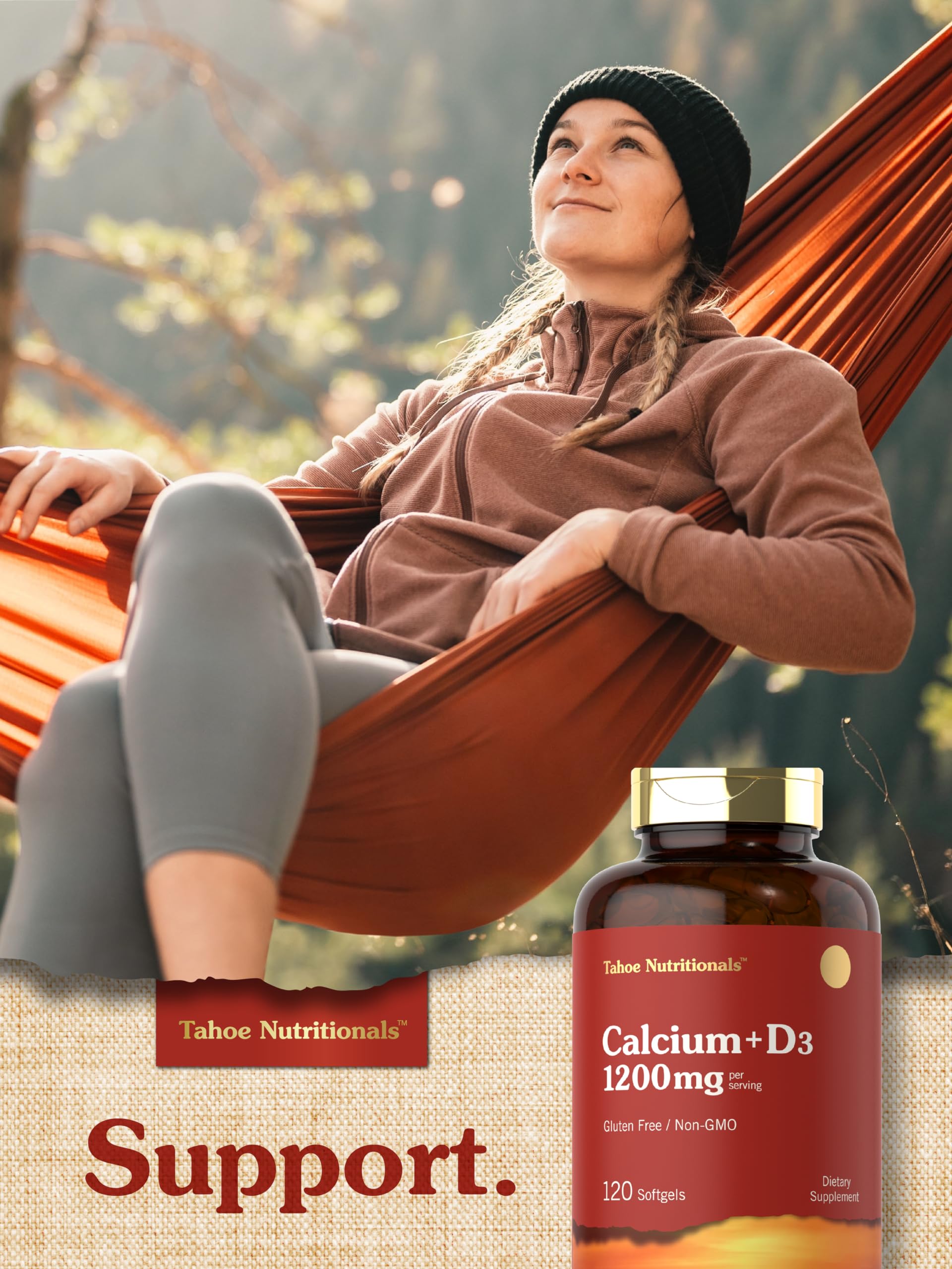Emballage Tahoe Nutritionals montrant qualité et traçabilité.