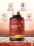 Sans gluten : Carlyle Calcium 1200 mg convient à certains régimes.