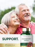 Carlyle canneberge pilules, polyphénols naturels pour le confort quotidien.