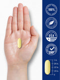 Capsules faciles à avaler Carlyle au citron, rituel quotidien agréable.
