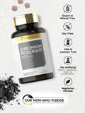 Carlyle Chromium Picolinate: flacon scellé garantissant sécurité et fraîcheur