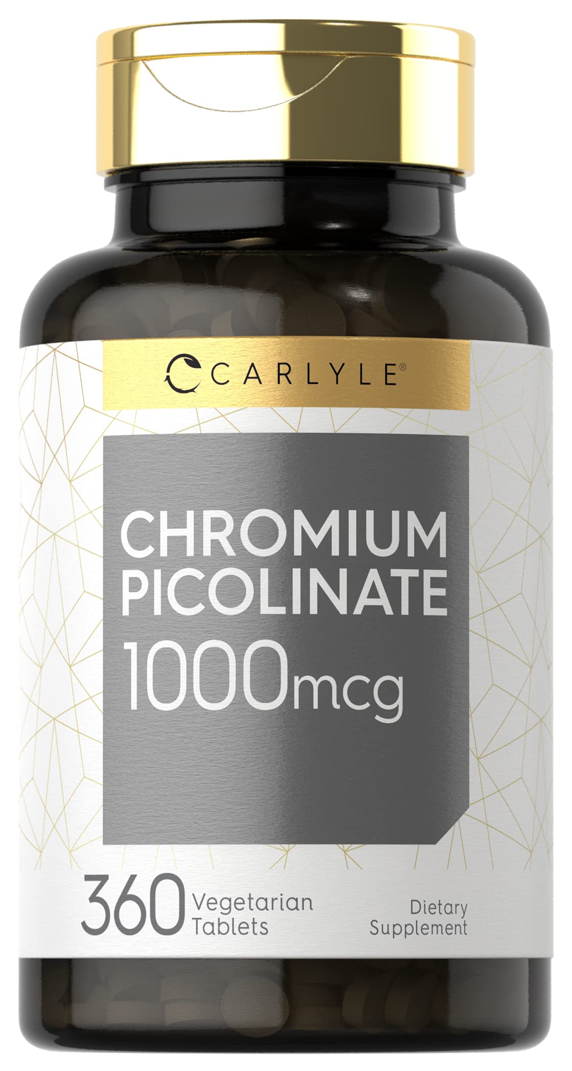 Carlyle Chromium Picolinate: tablettes faciles à prendre au quotidien