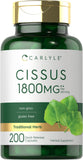 Carlyle Cissus Quadrangularis en bouteille de 200 gélules, pratique pour le quotidien.