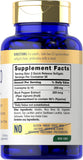 Étiquette Carlyle CoQ10 200 mg, symbole de pureté et sans OGM ni gluten