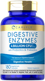 Carlyle enzymes digestives: bouteille de capsules prête pour un soutien digestif quotidien.