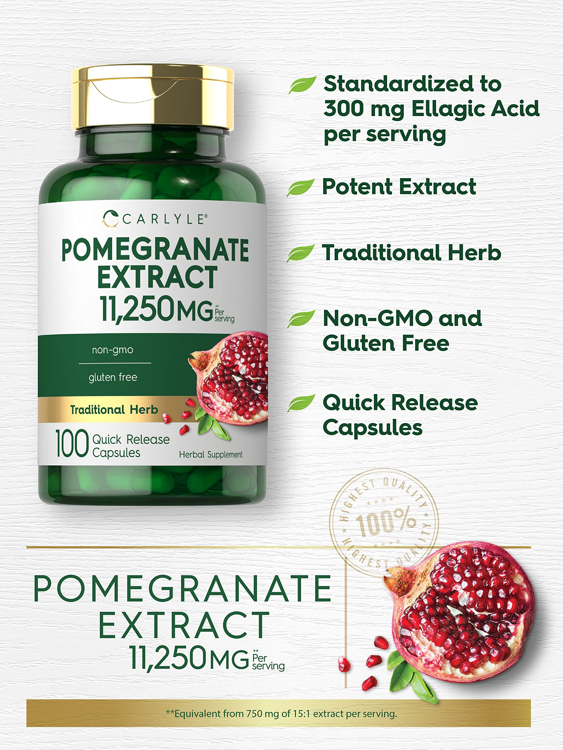 Carlyle Extrait Grenade – formulation sans OGM naturelle et pure.