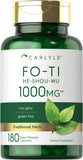 Carlyle Fo-Ti – bouteille 180 capsules pour usage quotidien pratique.