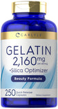Carlyle gélatine capsules dans la bouteille, usage quotidien potentiel.