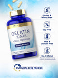 Carlyle gélatine capsules étiquette-guide, vérification des ingrédients.