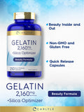 Carlyle gélatine capsules ingrédients silice, peut soutenir l'éclat de la peau.