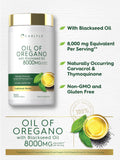 Capsules Carlyle huile d'origan nigelle alignées pour usage quotidien.