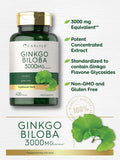 Emballage Carlyle Ginkgo Biloba: présentation claire et attrayante, sans gluten.