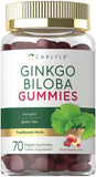 Gommes Carlyle Ginkgo Biloba goût pêche-framboise pour une dégustation quotidienne