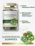 Gommes Carlyle Supergreens epinards, apport riche en nutriments essentiels.