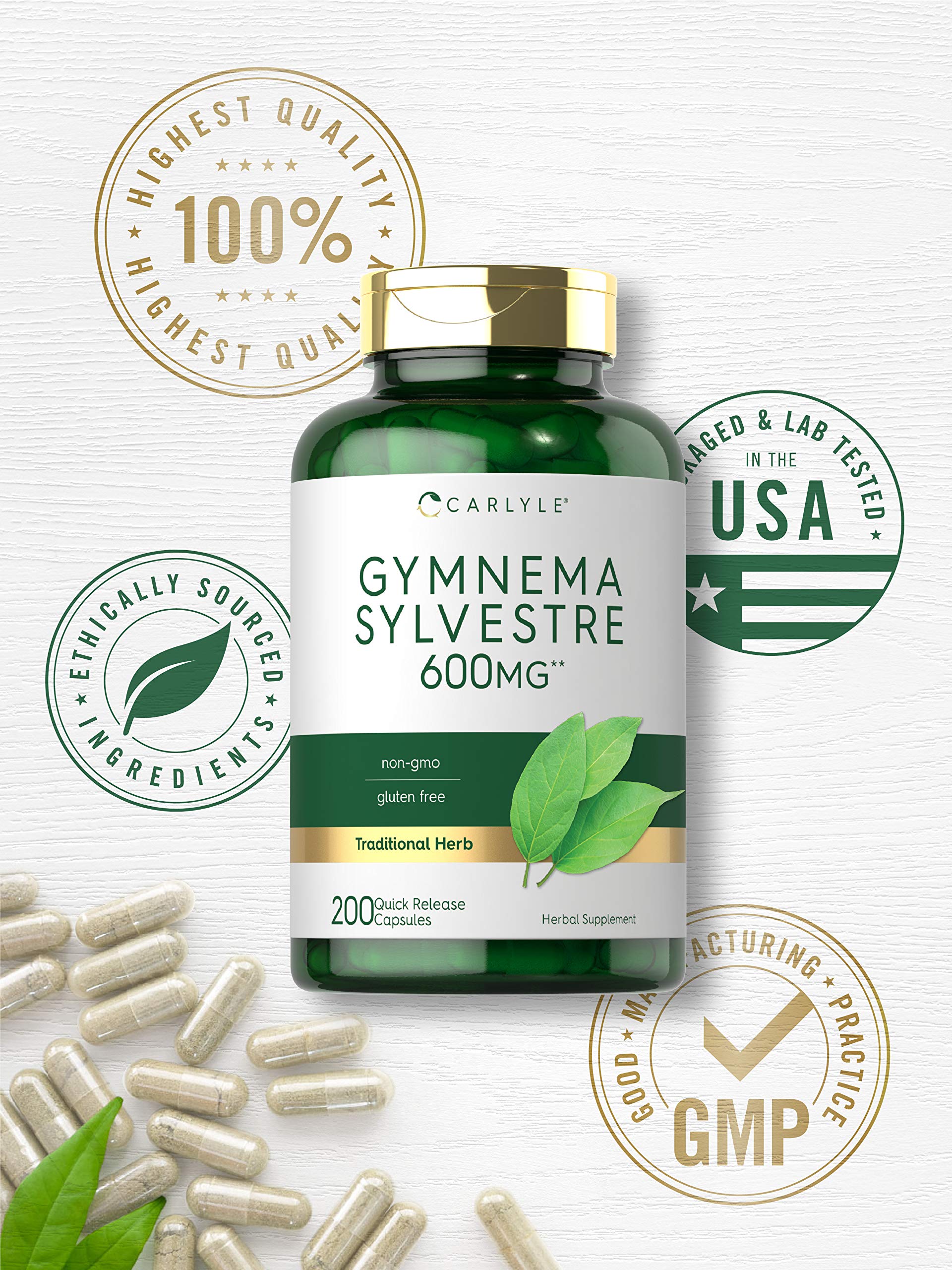 Conception d'emballage moderne Carlyle Gymnema Sylvestre.