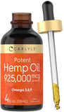 Carlyle huile de chanvre - bouteille, utilisation quotidienne