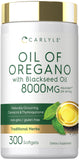 Carlyle huile d'origan et nigelle - bouteille prête à l'usage quotidien.