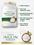 Carlyle Inuline Poudre Fibres Solubles 3g par portion, soutien diététique pratique.