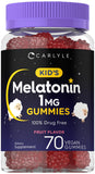 Gomme Carlyle Kids Mélatonine dans sa bouteille, douceur pour la routine du soir.