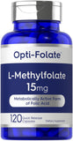 Carlyle L-Methylfolate – bouteille avec étiquette lisible.