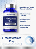 Emballage Carlyle L-Methylfolate – label qualité et absence d'OGM.