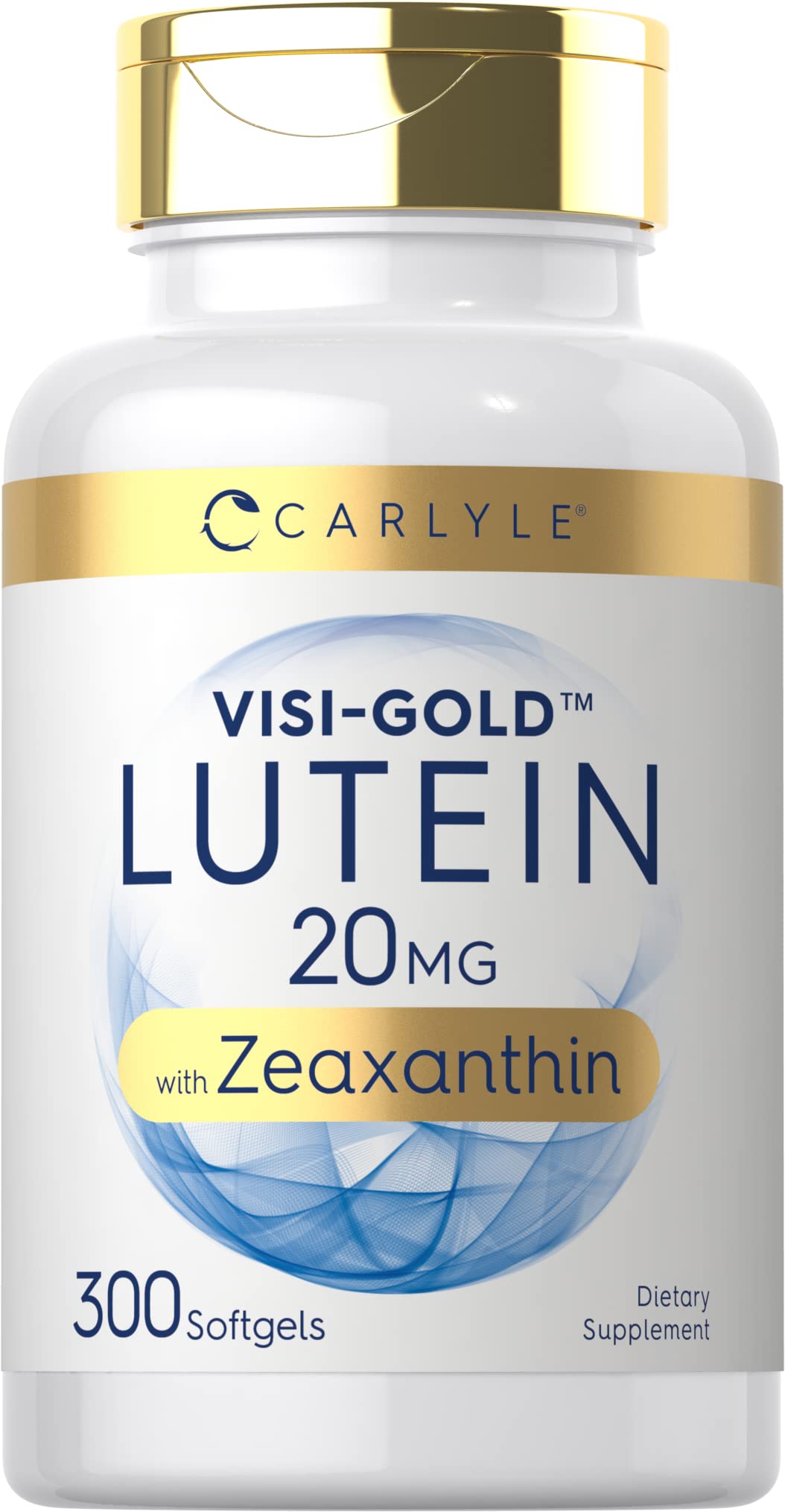 Carlyle Lutéine et Zéaxanthine en bouteille, soutien visuel potentiel.