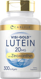 Carlyle Lutéine et Zéaxanthine en bouteille, soutien visuel potentiel.