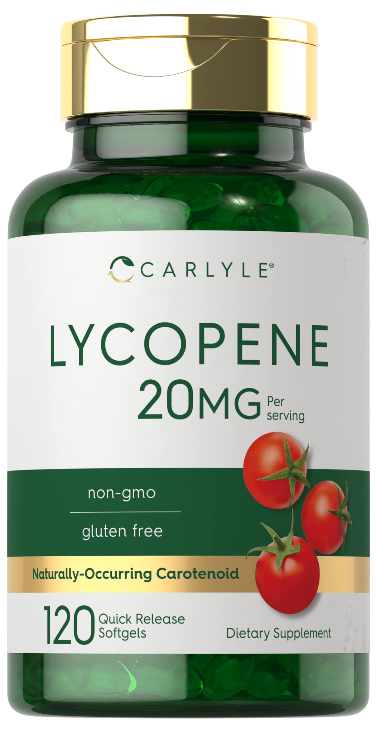 Carlyle Lycopène - bouteille 20 mg, format pratique pour une prise quotidienne.