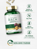 Carlyle Maca : emballage sans gluten pour une alimentation adaptée.
