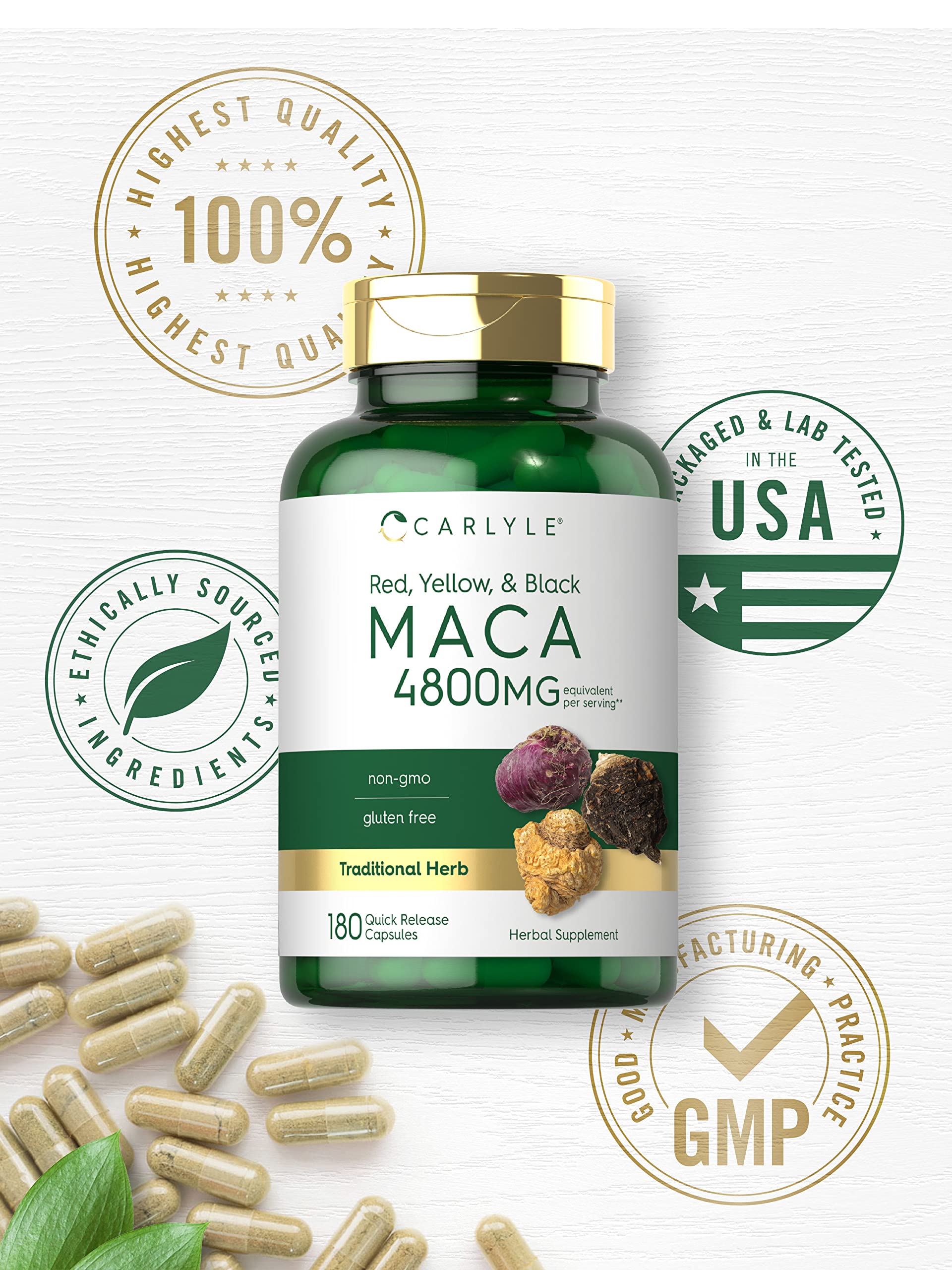 Carlyle Maca : tableau nutritionnel clair pour suivre les apports.