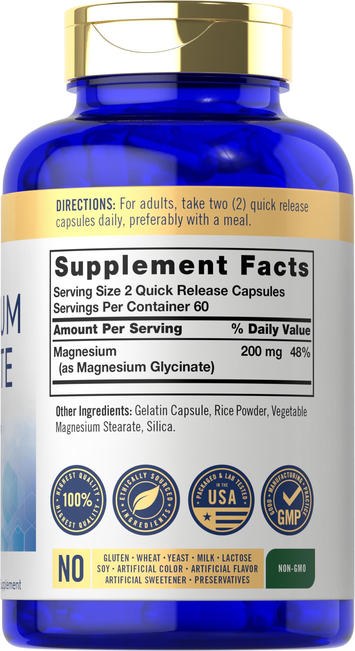 Carlyle Magnésium Glycinate – capsules 120, format pratique et fiable.
