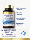 Emballage Carlyle Magnésium Zinc D3 – emballage clair et recyclable.